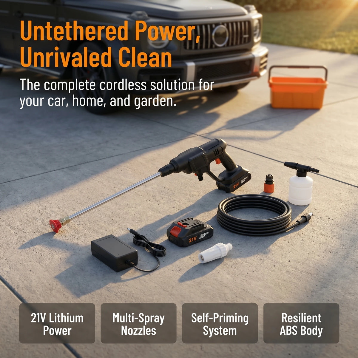 Portable Cordless Power Washer